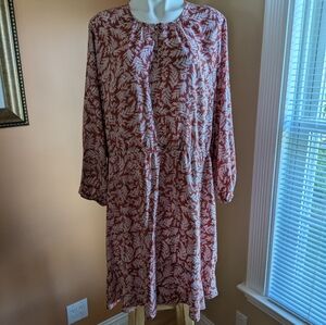 Old NAVY DRESS WOMEN'S SIZE XXL/ Burnt Orange floral dress /